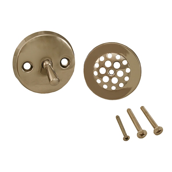 Polished Nickel Two-Hole Trip Lever Trim Only
